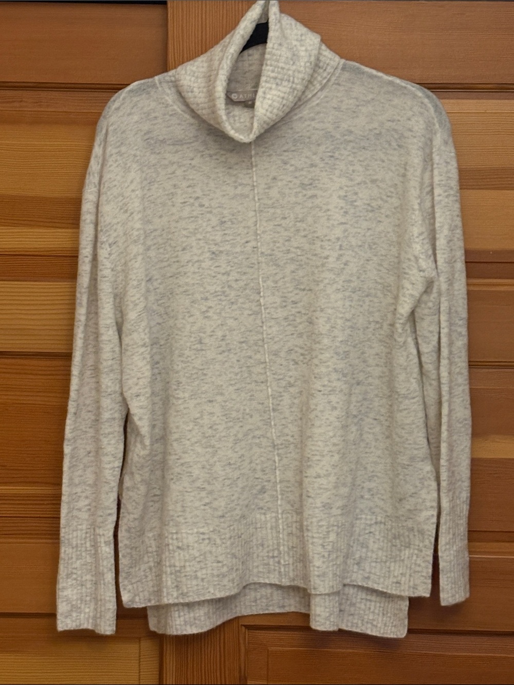 Athleta Transit Turtleneck Sweater - Oatmeal Knit New w/o tags
